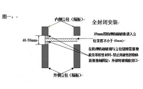 防弹玻璃安装方法有讲究防弹玻璃安装不当会造成开裂