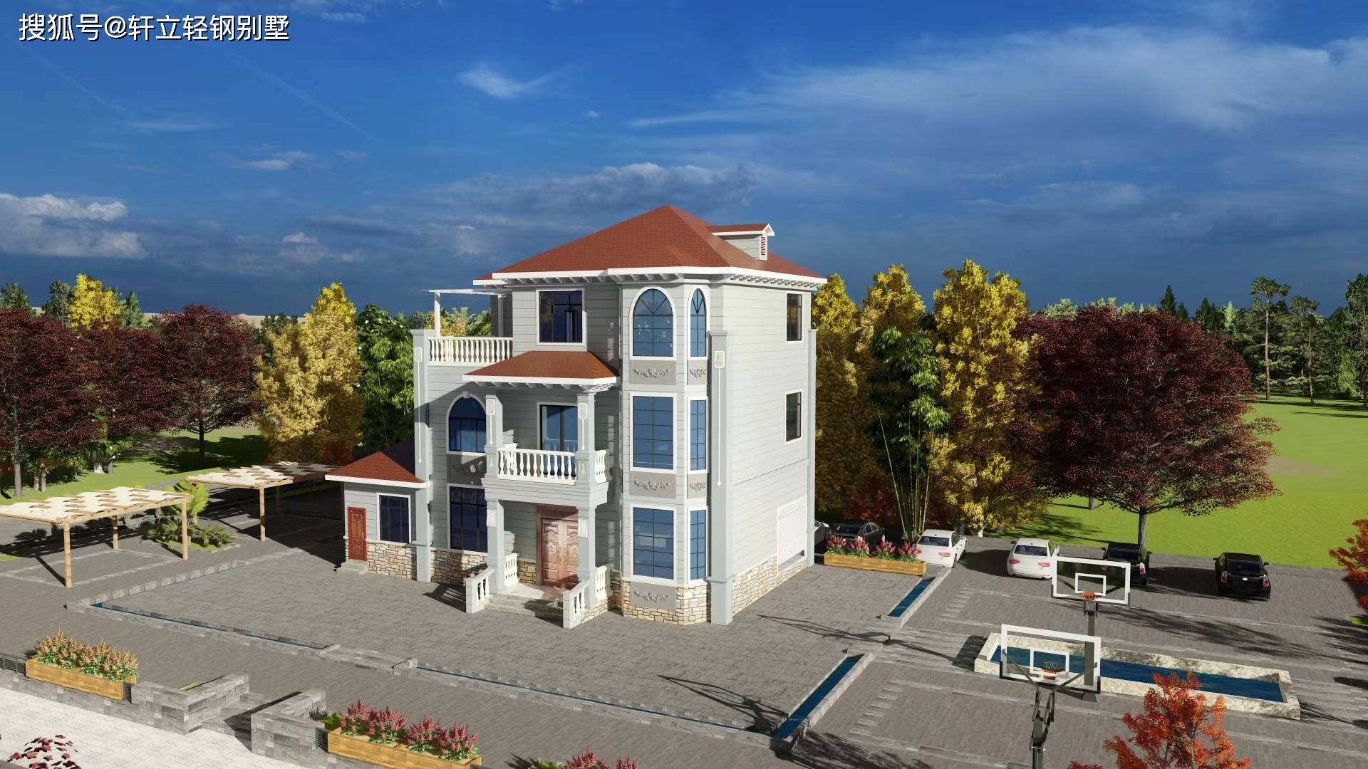 轻钢结构在农村自建房屋中越来越多