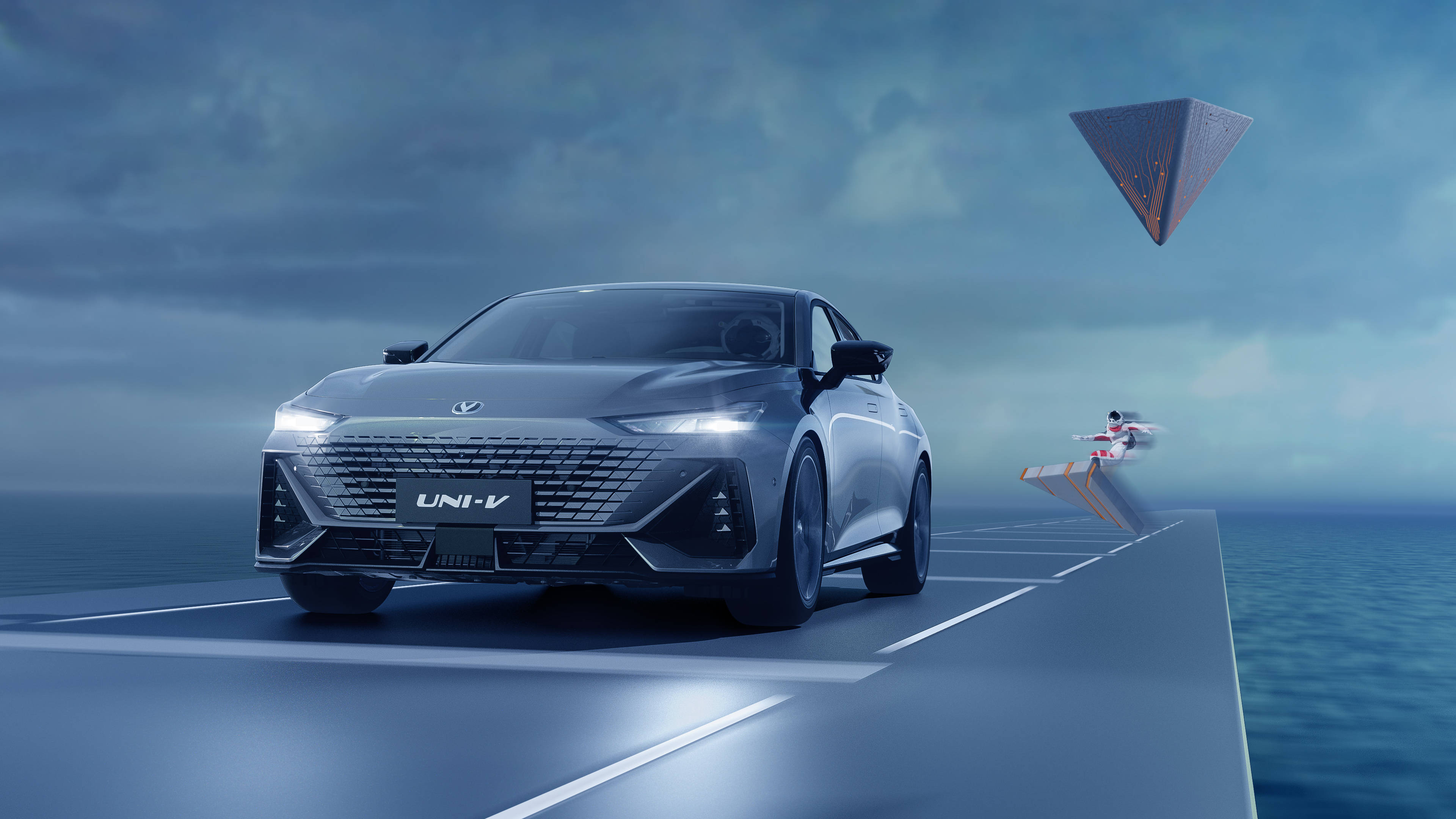 长安uni-v官图发布,整车颜值很高,广州车展亮相_搜狐汽车_搜狐网