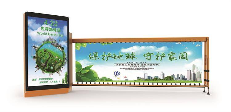 停车场的广告道闸的闸杆如果手动应该如何操作呢?