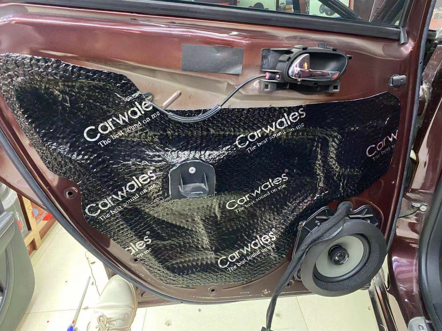 雪铁龙世嘉汽车音响改装摩雷两分频音响清晰细腻