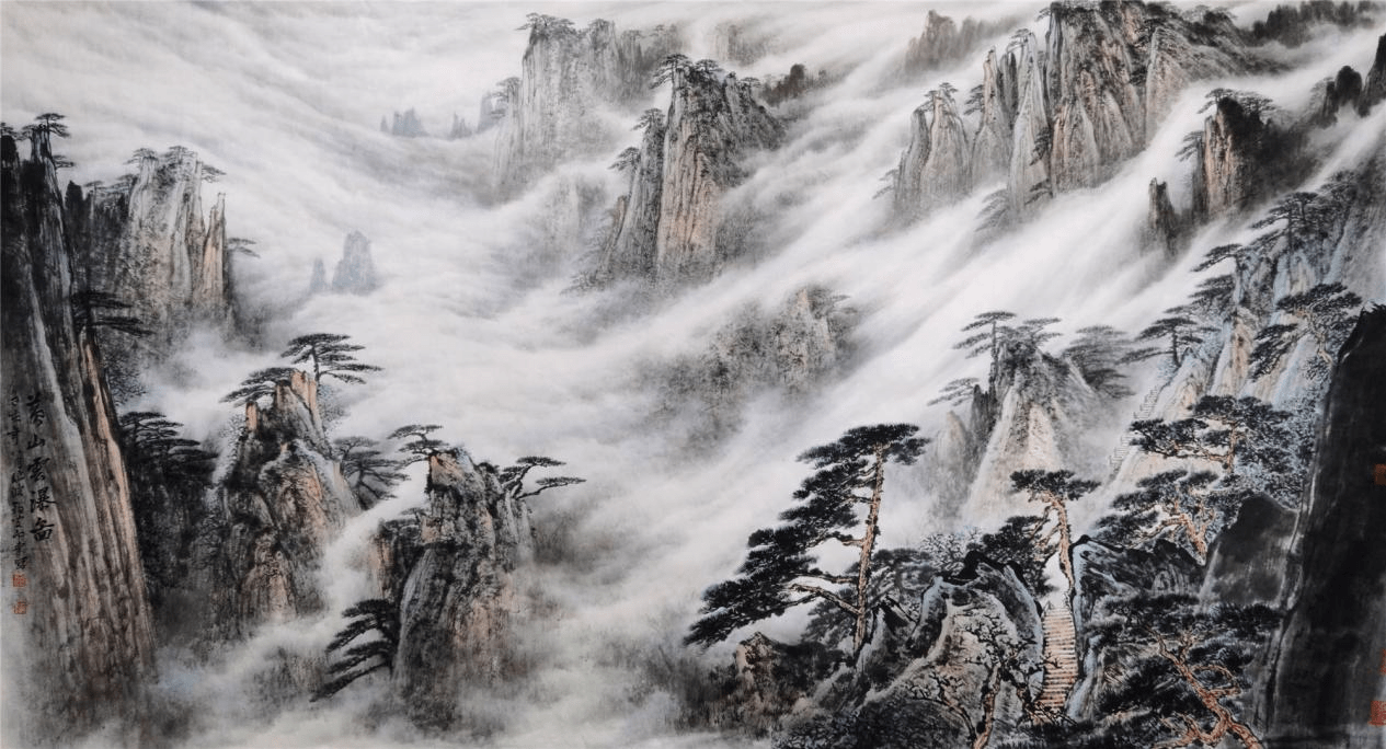 此生心驻黄白间画家徐向东