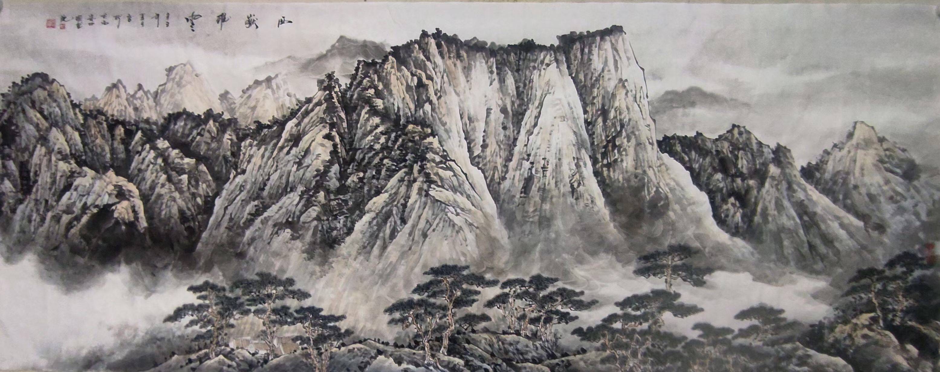 诗书画印全能工笔写意兼修实力派青年画家白雪松