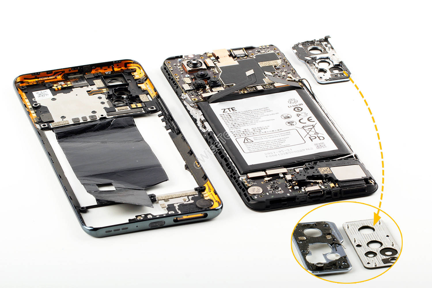 原创e拆解中兴axon302千多的屏下摄像手机还要什么自行车