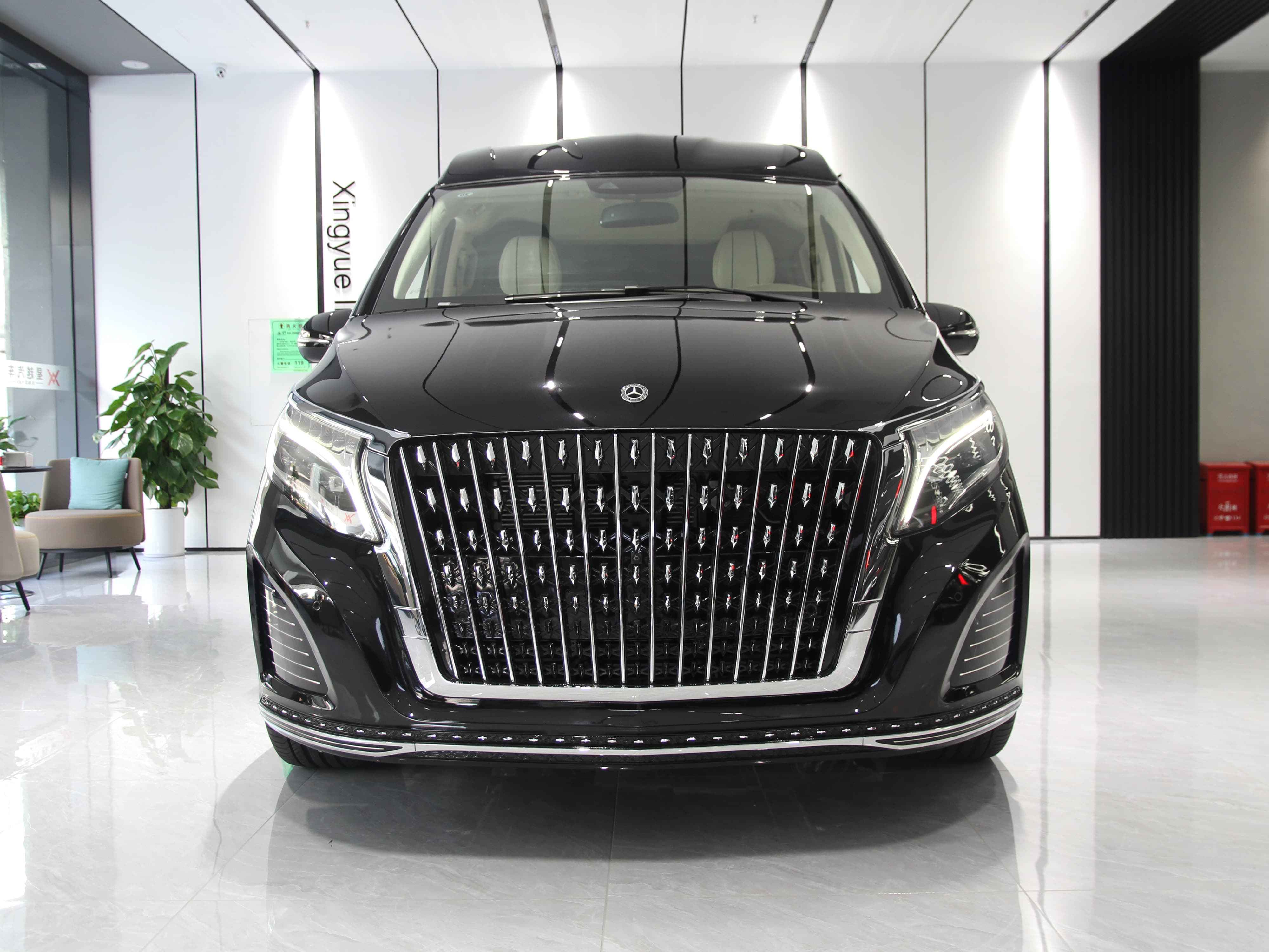 奔驰银河满天星v260l!高端的商务车往往提供最朴实的舒适体验