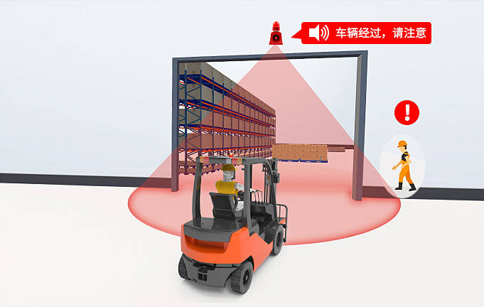 透过两起叉车安全事故,看叉车防碰撞的重要性_防撞