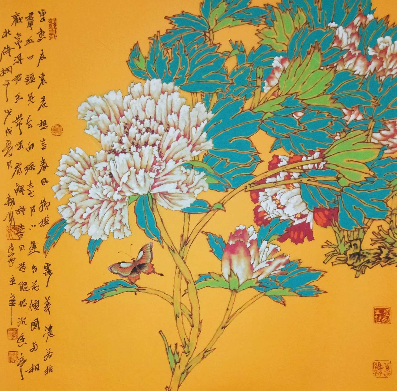 第十八届齐文化博览会暨民间收藏展画美山东——当代名家作品展"_重彩