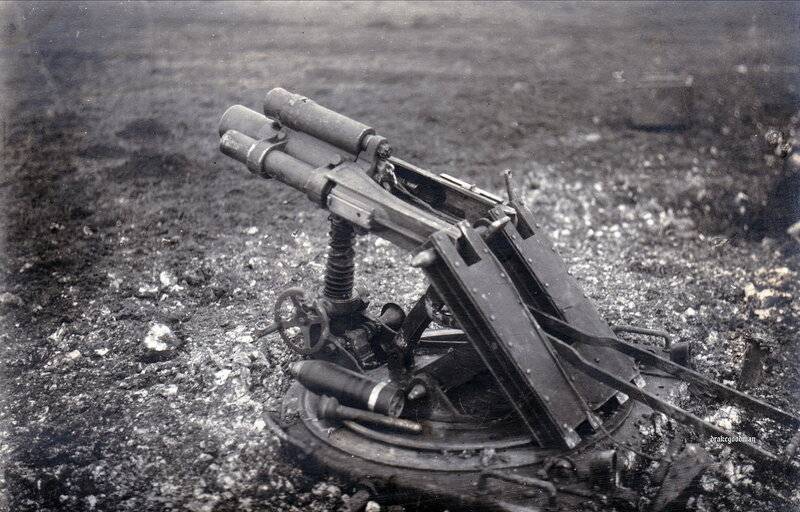 老照片第一次世界大战中的毒气战