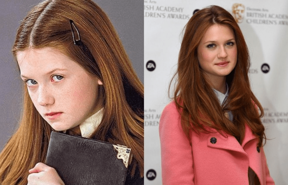 水平的演技,她的哥哥说服她尝试扮演罗恩的妹妹金妮·韦斯莱的角色