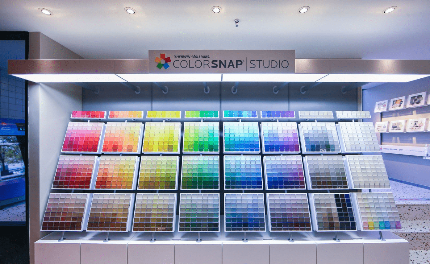 美国宣伟涂料专卖店探索|全球第一桶水性漆_颜色