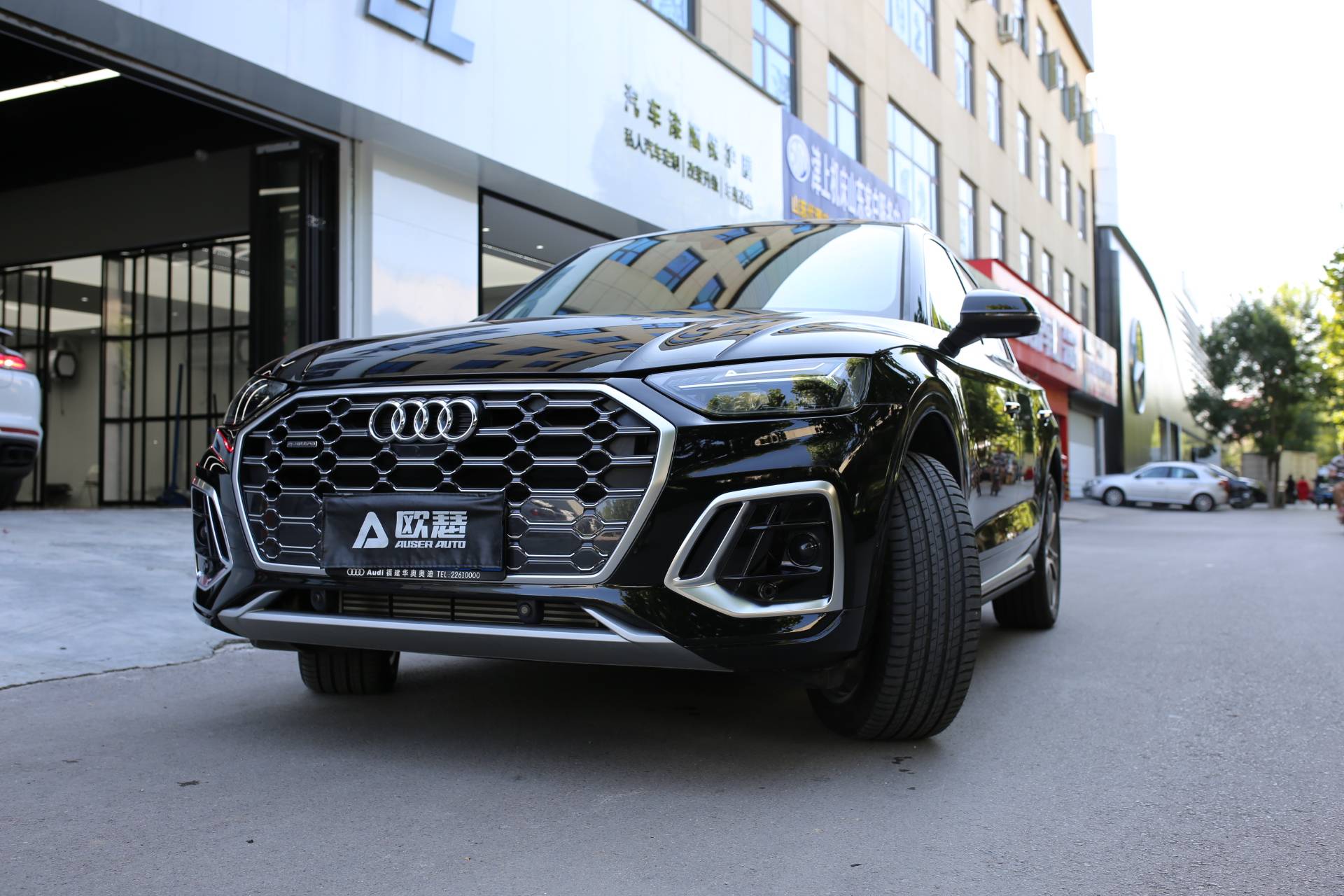 21款奥迪q5全车装贴oviio隐形车衣汽车保护膜