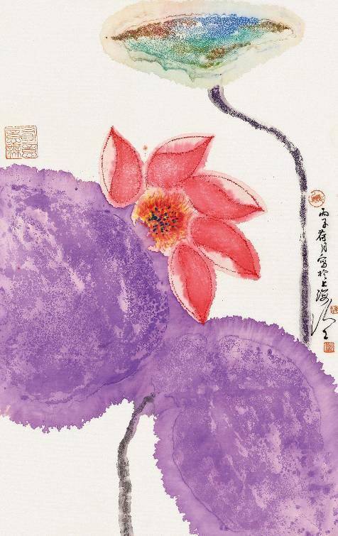 国画大家朱祖国老师和国画大家陈家泠老师的山水画都有其独到见解