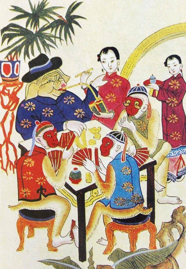 成语什么年画_不接是什么成语(5)