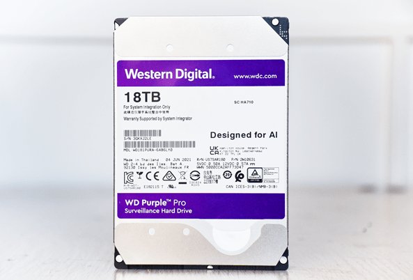 Wd Purple Pro 18t监控紫盘 为ai时代而生的智能存储盘 硬盘