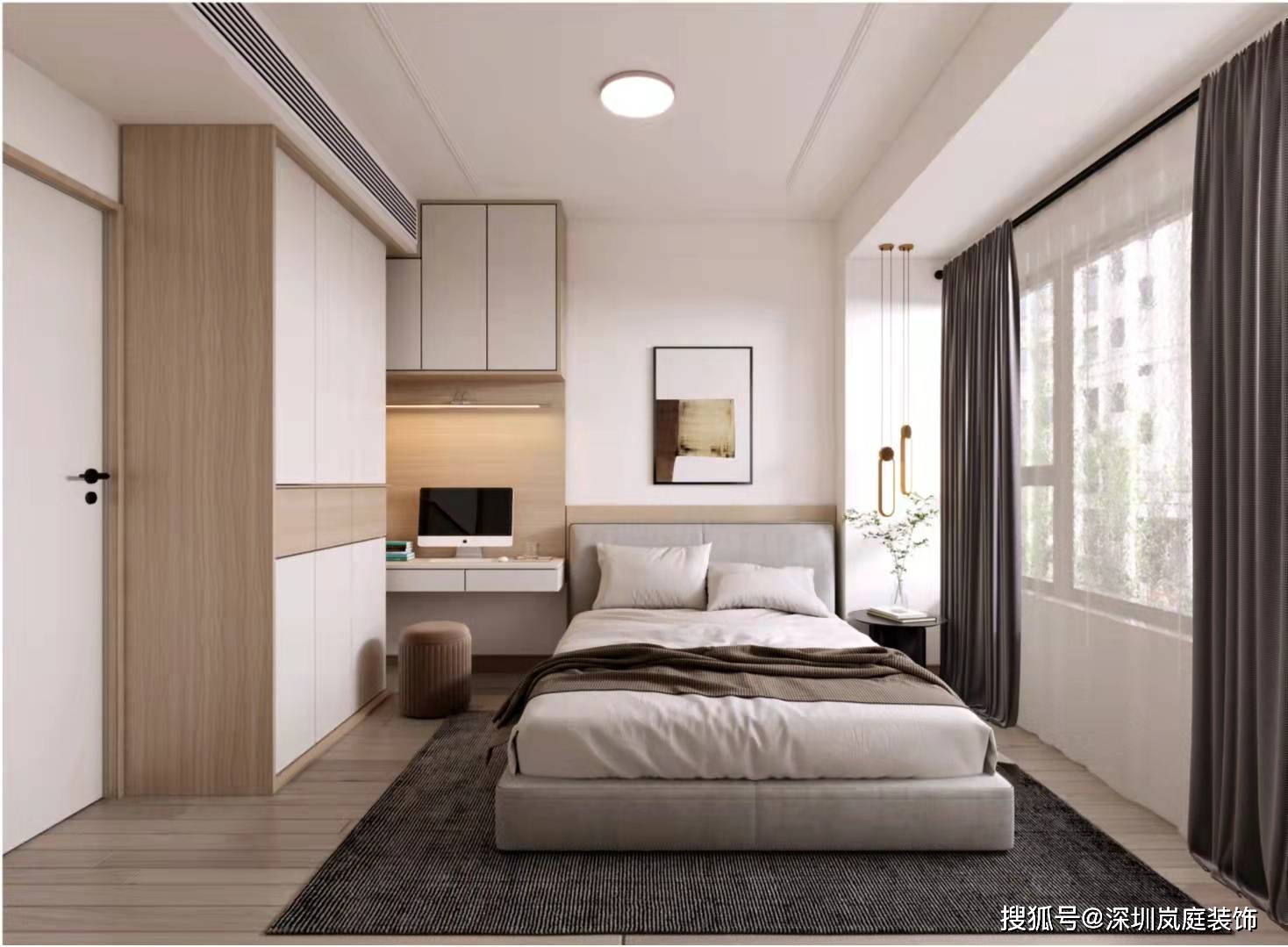 深圳装修:海纳公馆89㎡,现代简约风设计-搜狐大视野-搜狐新闻