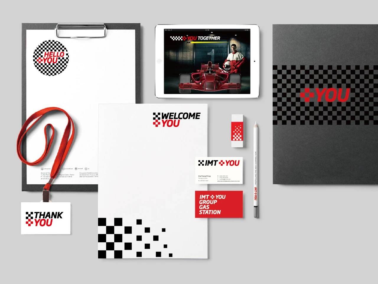 知识科普粤美特IMT加油站升级改造|赛车场主题形象设计