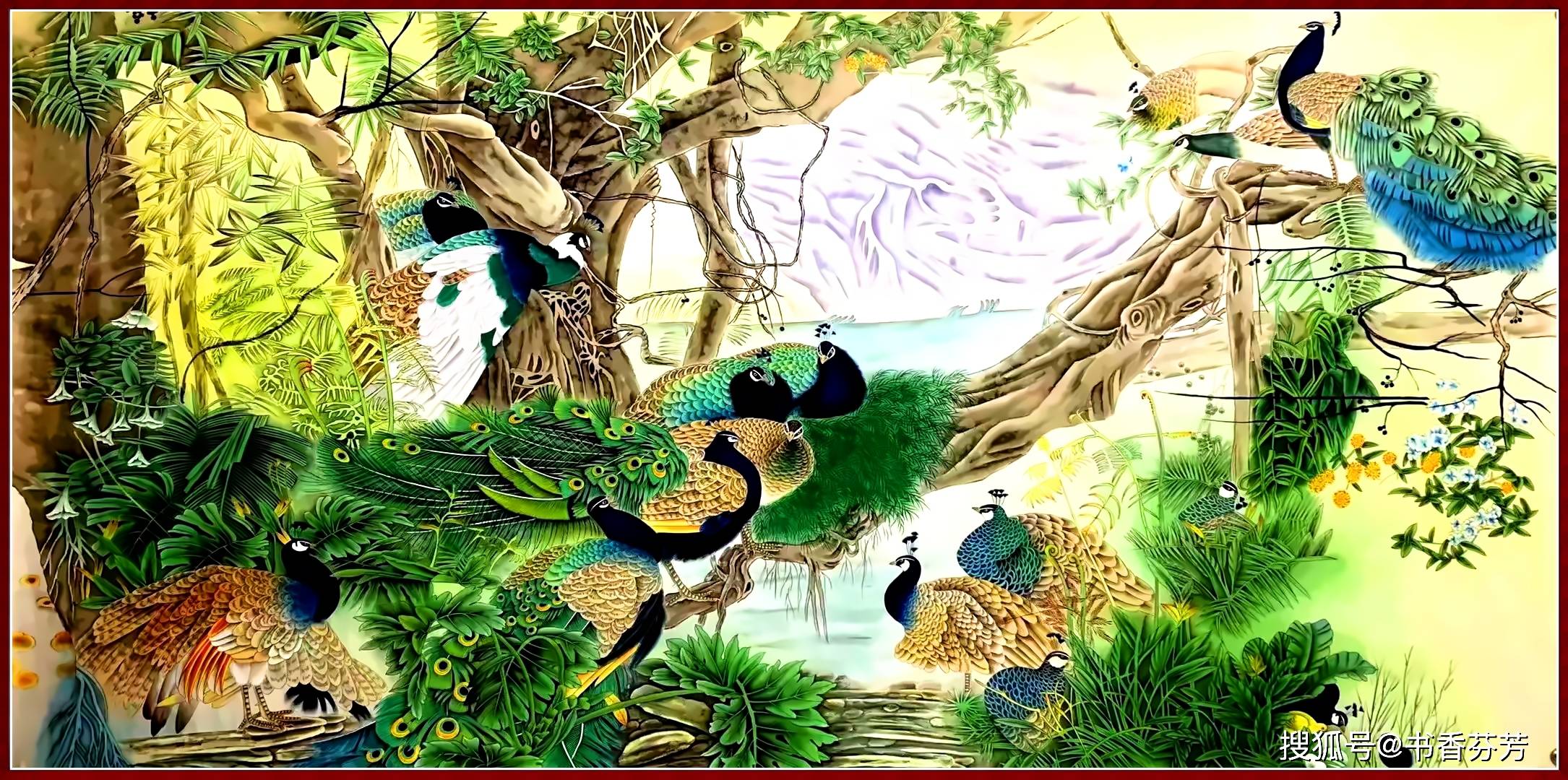 画家王凤丽向伟大的祖国国庆节献礼