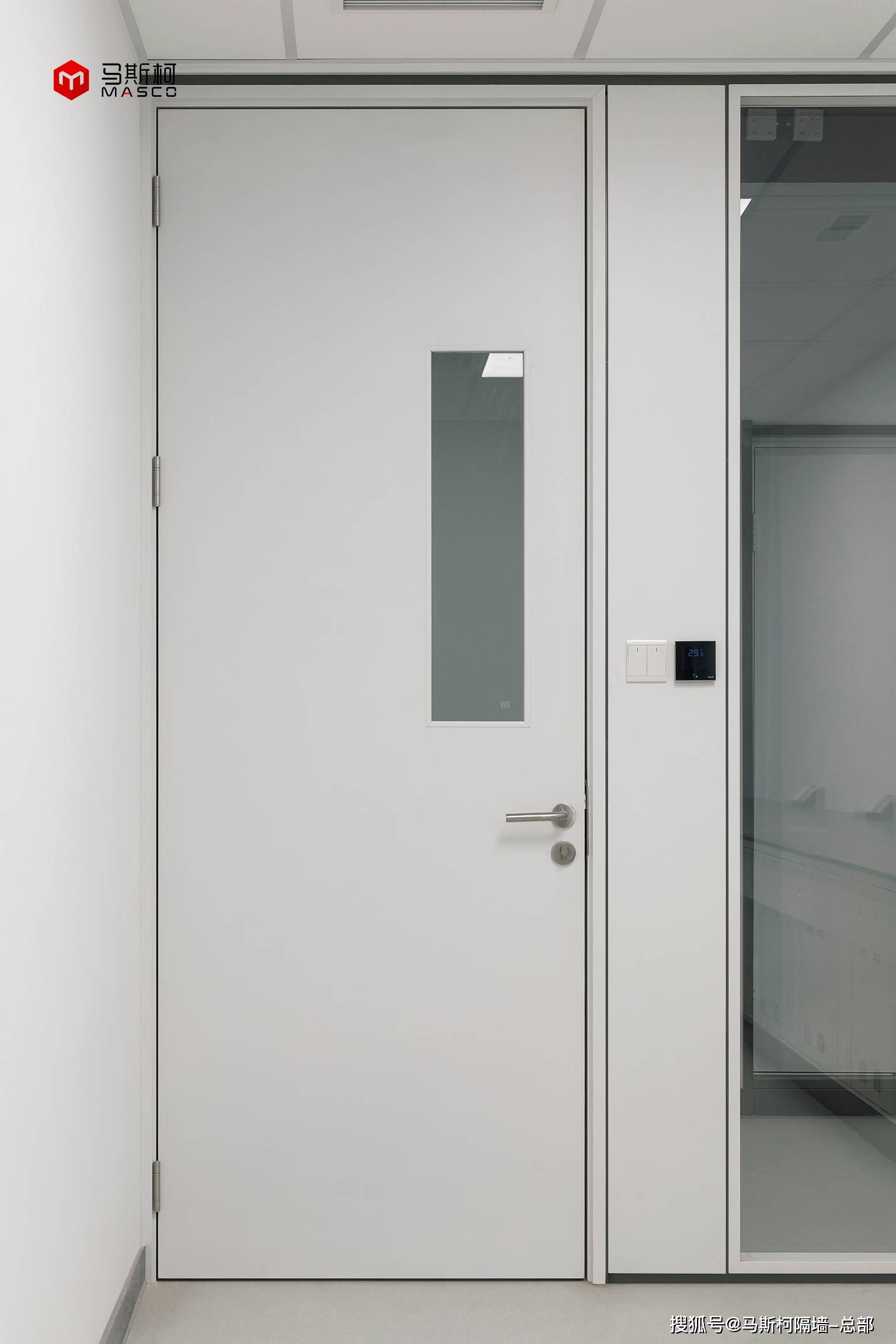 医院挂板医疗实验室隔断北京肿瘤医院空间设计案例马斯柯隔墙