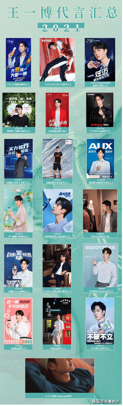 品牌 两大代言将官宣！王一博为何总被青睐？