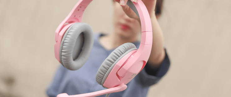 粉色控的幸运——HyperX毒刺幸运粉游戏耳机 