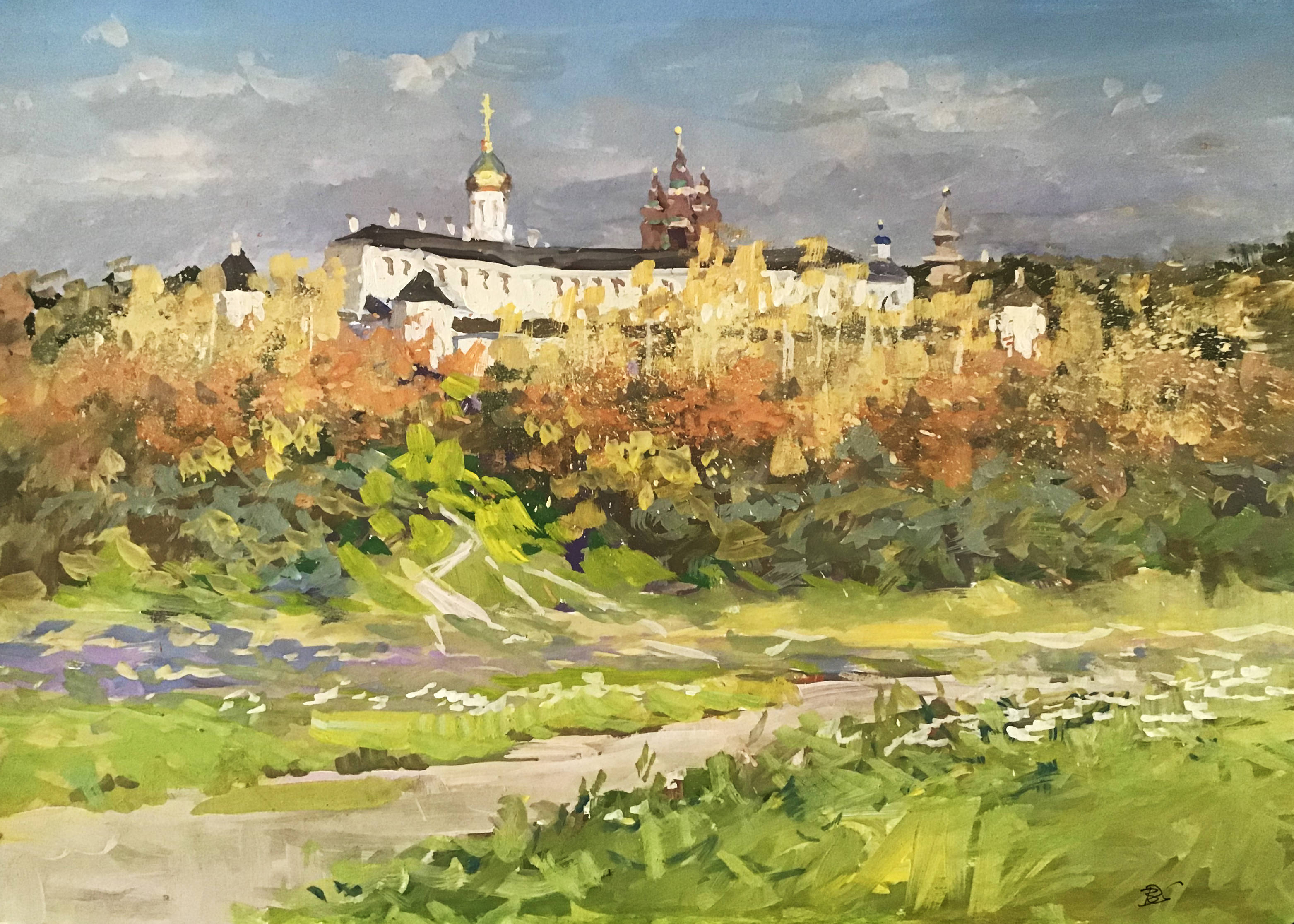 点色成金俄罗斯绘画大师瓦伦丁德米特里耶夫