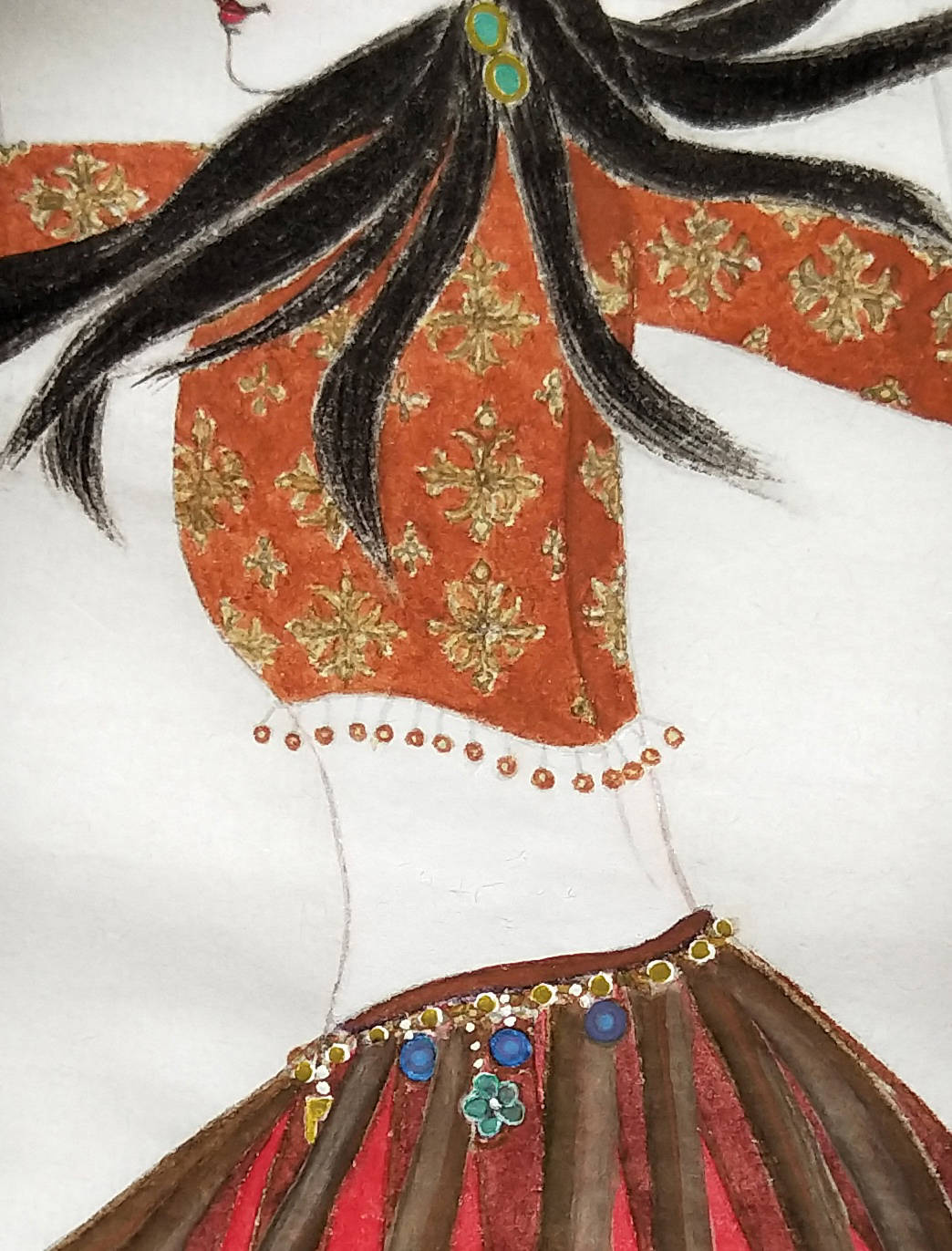 唐代健舞胡旋舞者形象