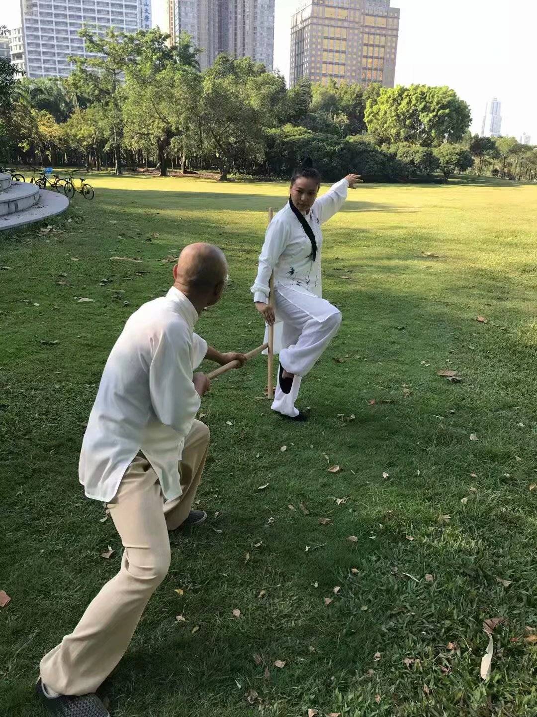 博罗上竹径武术八卦掌走圈要求惠州孟玄易