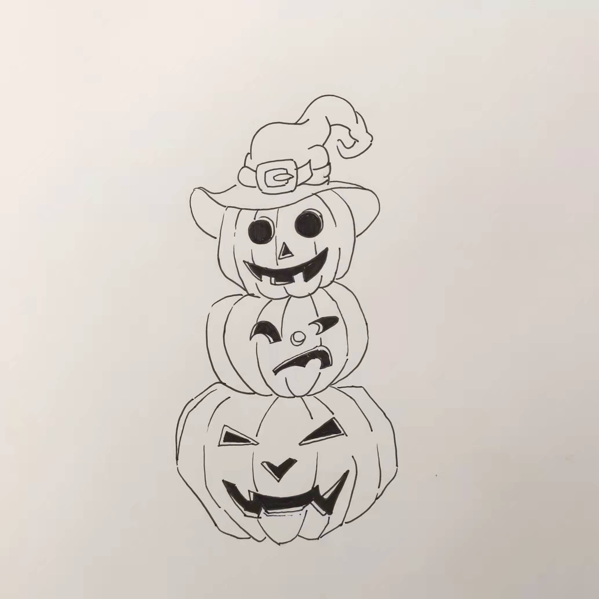 画师戳戳教你画南瓜灯