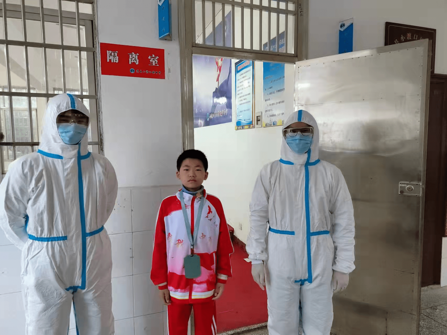 澧县小渡口镇中学:开展疫情防控演练 筑牢校园安全防线