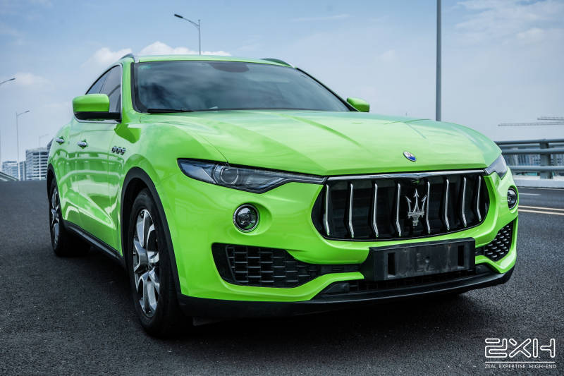 厦门尊享会玛莎拉蒂莱万特贴改色膜案例