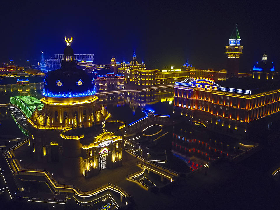 电影《龙马精神》“东方威尼斯”杀青，海澜飞马水城引众星打卡游览