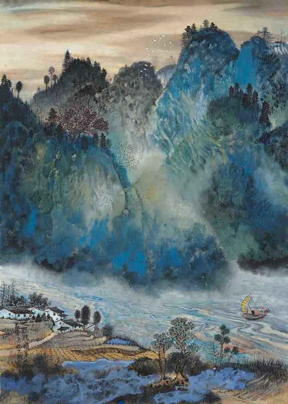 画家蔡云飞经典山水作品精选