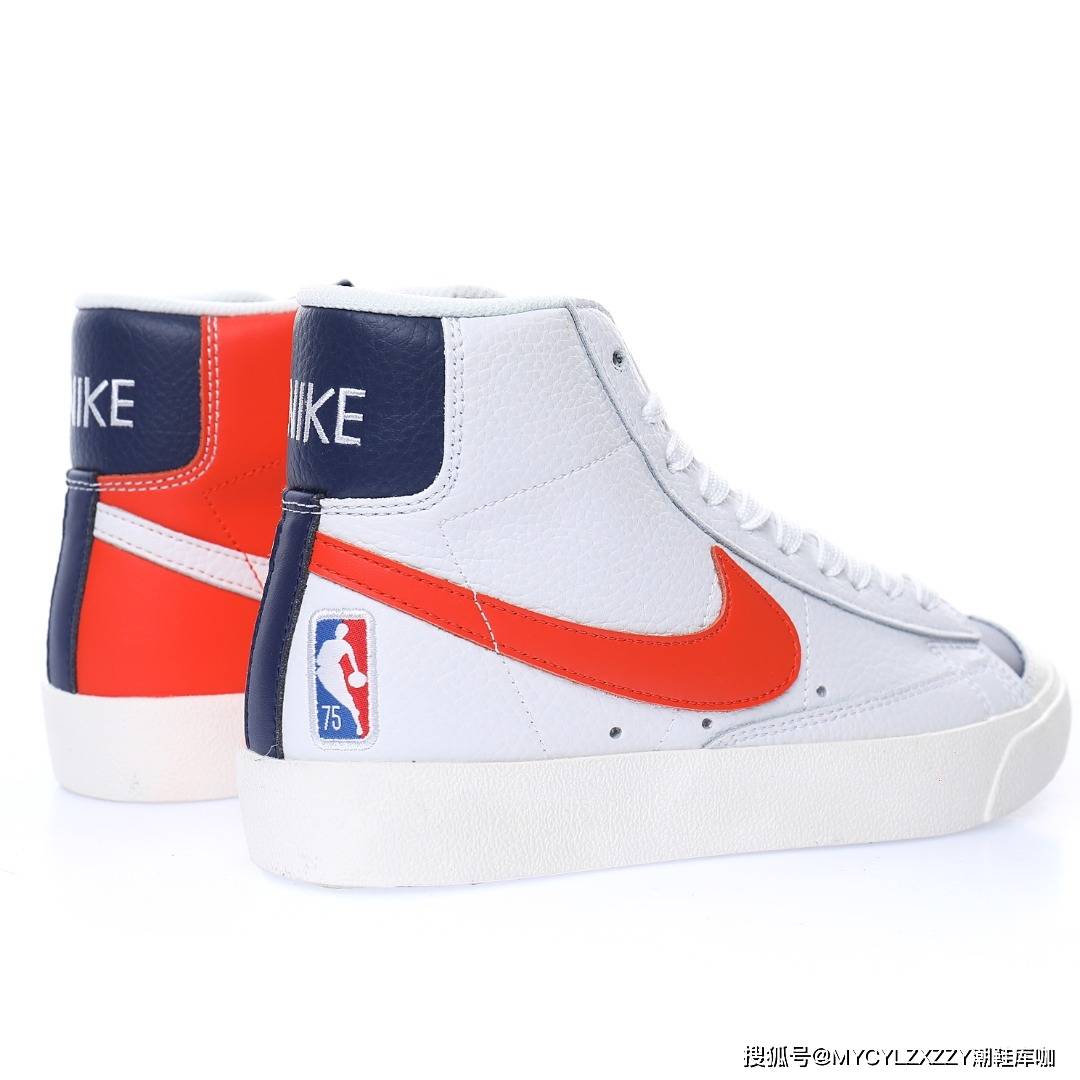 Nike75 周年纪念配色，NBA纽约尼克斯队 x Nike Blazer Mid '1977 Vintage 开拓者