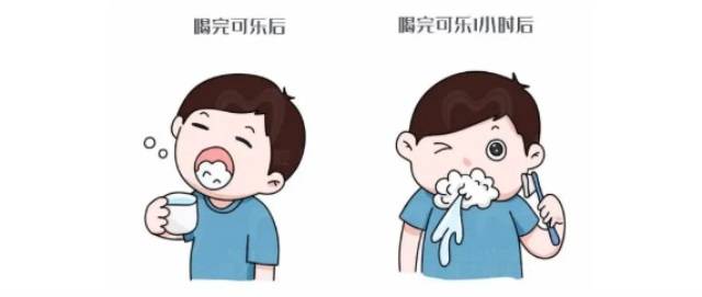 降到最低|为什么喝完可乐不能马上刷牙？