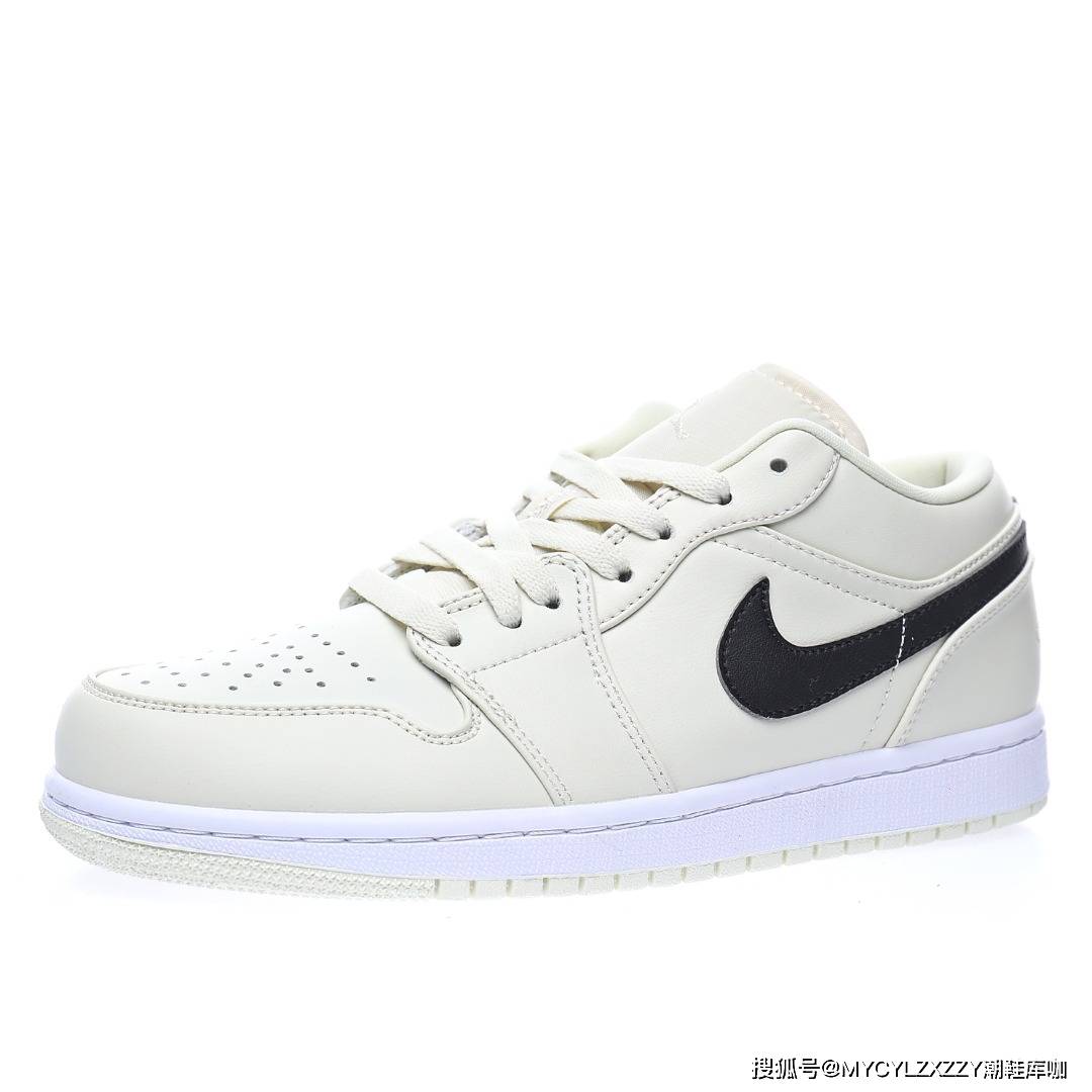 Low 耐克Nike Air Jordan 1 Low AJ1乔丹低帮文化篮球鞋椰奶白黑钩子DC0774-121