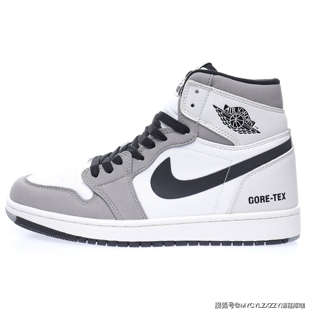 防水 耐克Nike Air Jordan 1 Retro High AJ乔丹1代高帮白灰紫防水3M反光DB2889-100