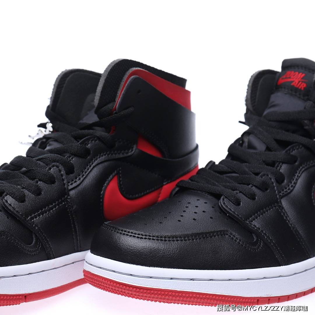 Wmns 耐克Nike Wmns Air Jordan 1 Zoom CMFT&quot;Bred&quot;AJ1乔丹中帮黑红公牛