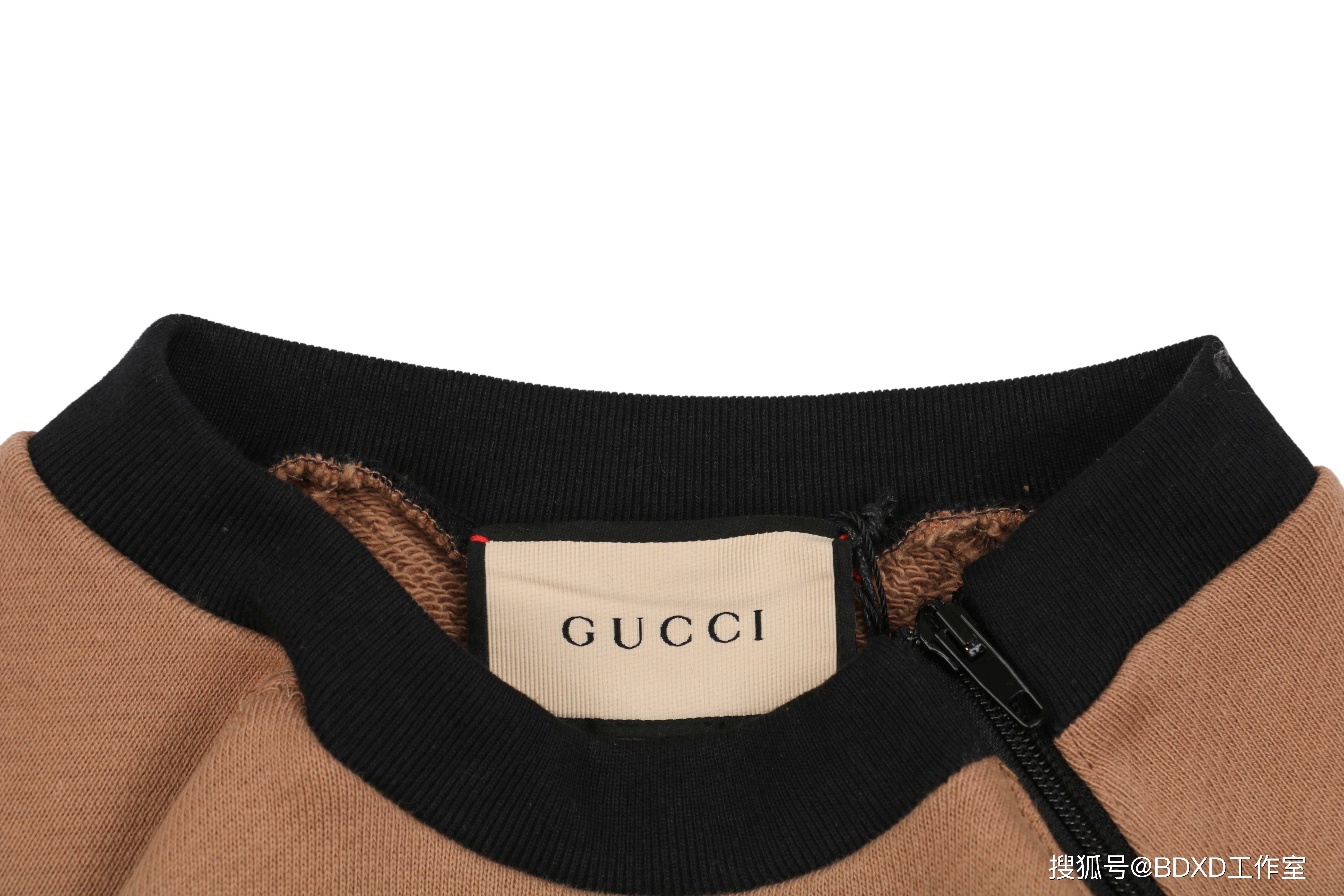 标识 Gucci/古驰 21Fw 复古标识拉链圆领卫衣