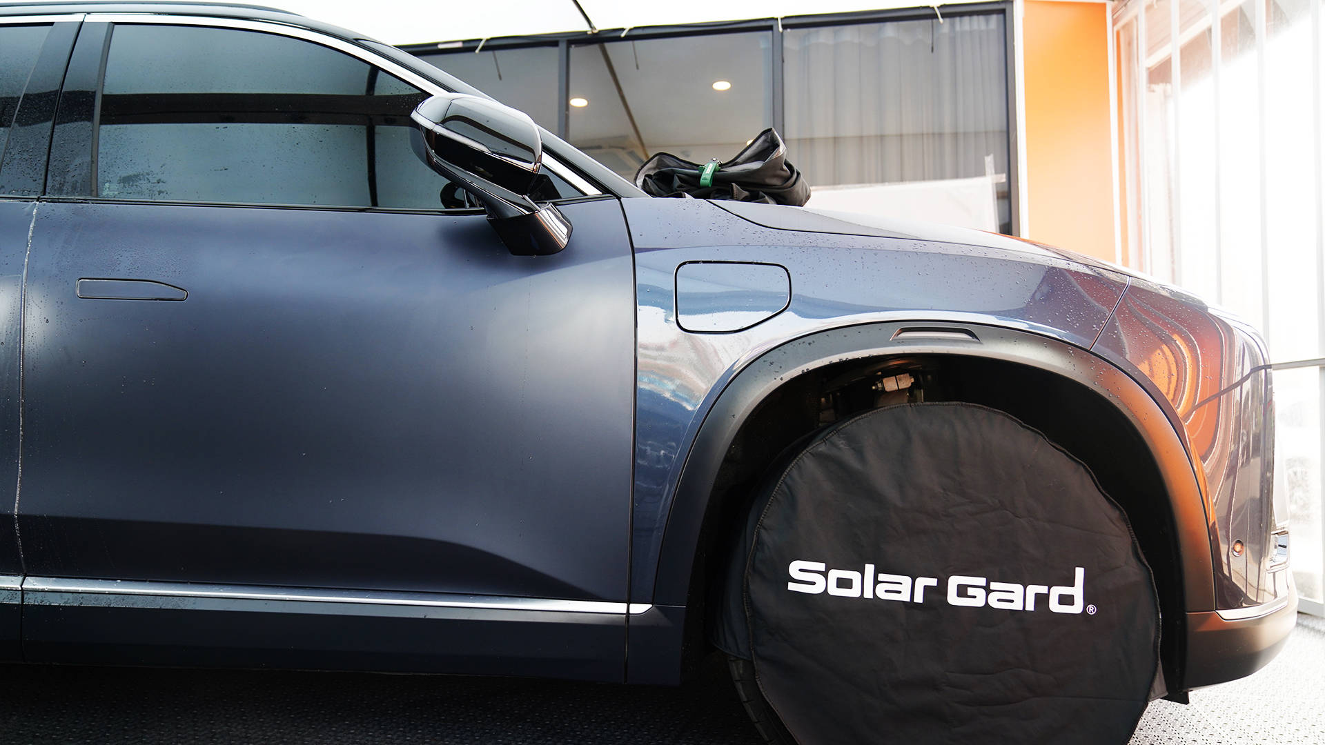 蔚来es8装贴solargard圣佳哑光隐形车衣效果实拍