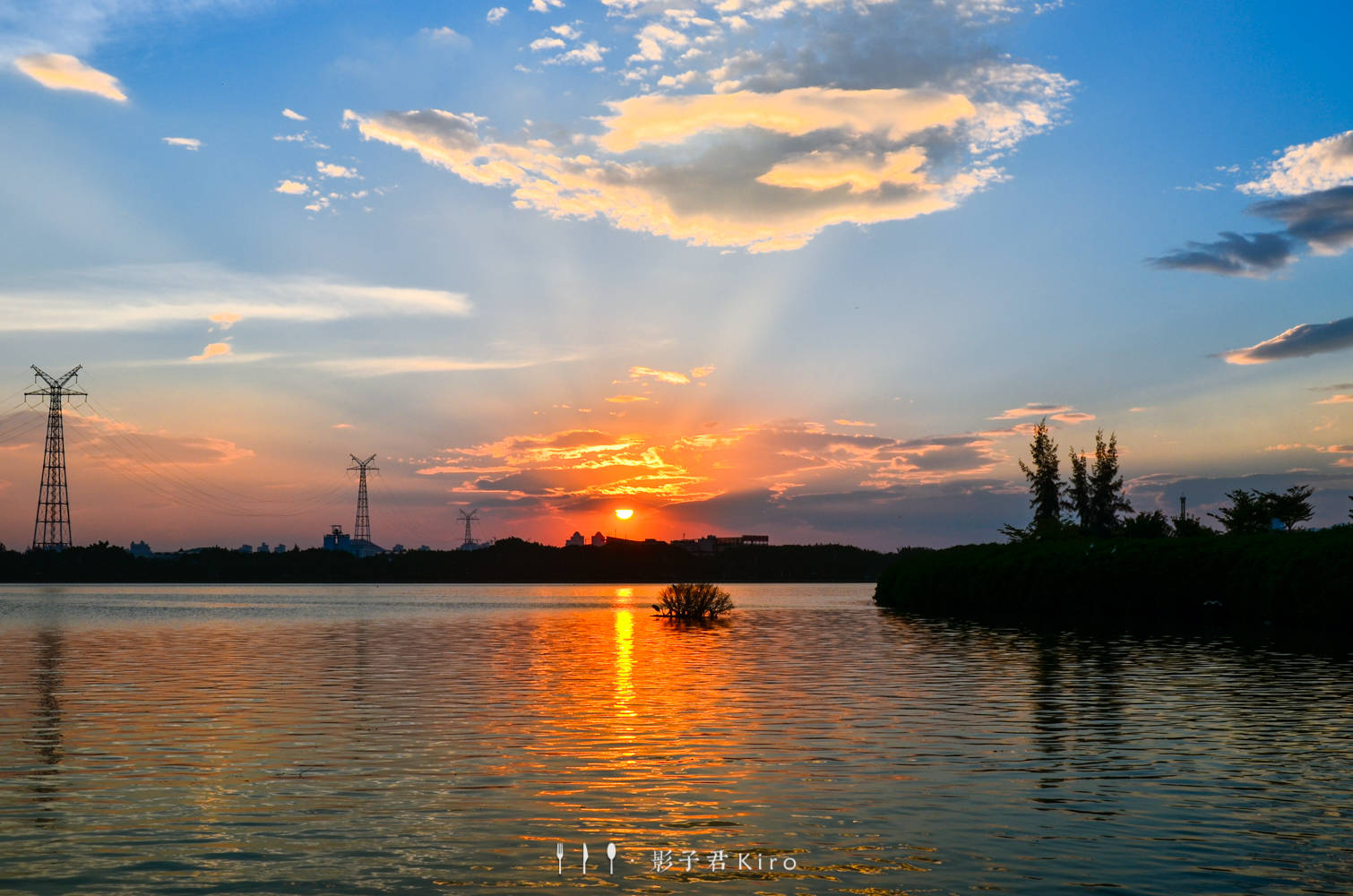 白鹭洲|厦门白鹭洲，记录一次风云变幻的绝美夕阳！你不一定见过