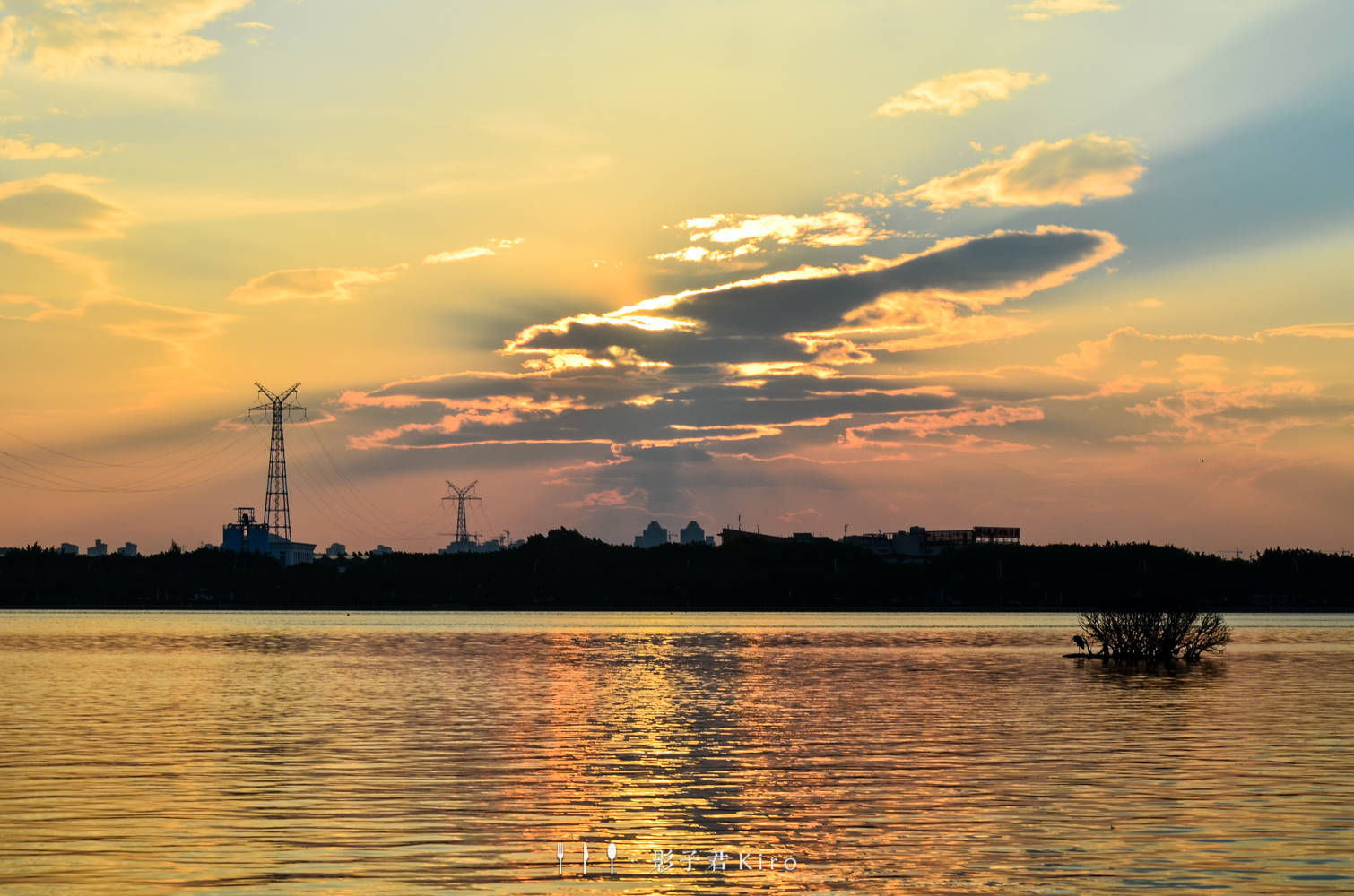 白鹭洲|厦门白鹭洲，记录一次风云变幻的绝美夕阳！你不一定见过