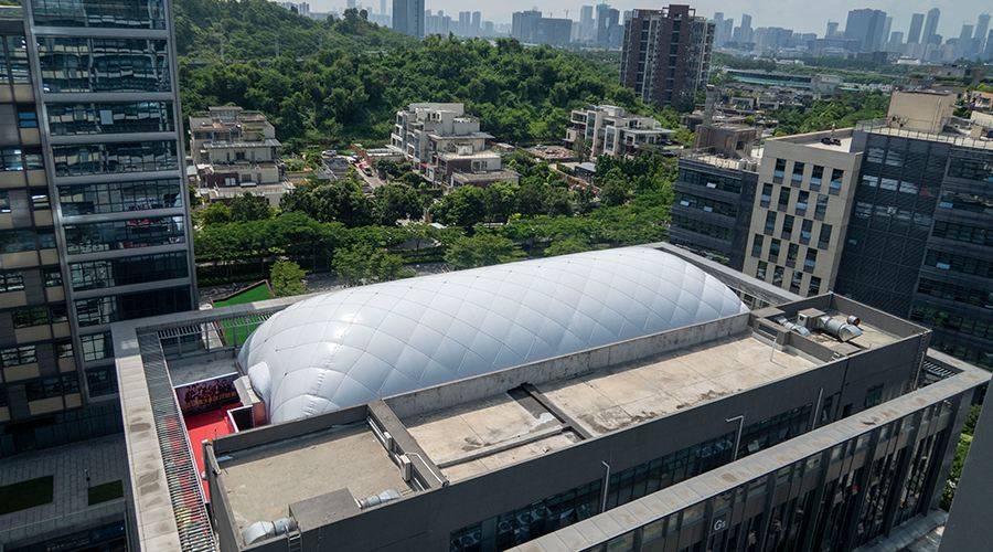 在楼顶上建个气膜体育馆怎么样