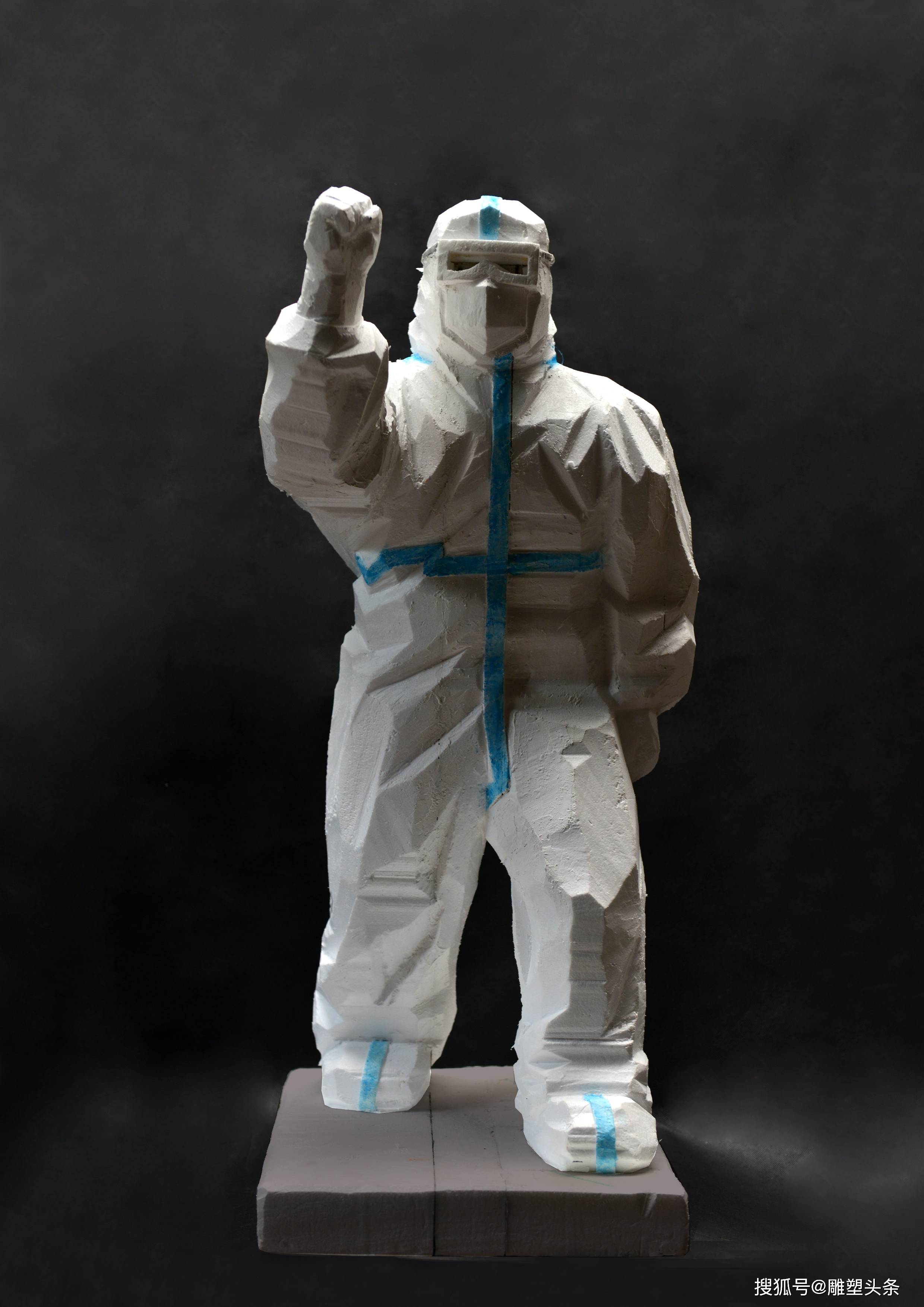 静待花开西安抗击疫情线上雕塑展