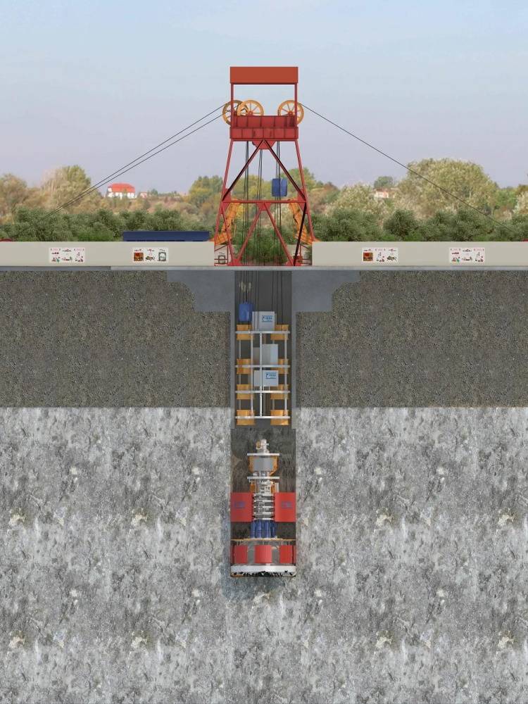 大国重器:首创井下无人掘进,再破全断面硬岩竖井掘进世界难题_施工