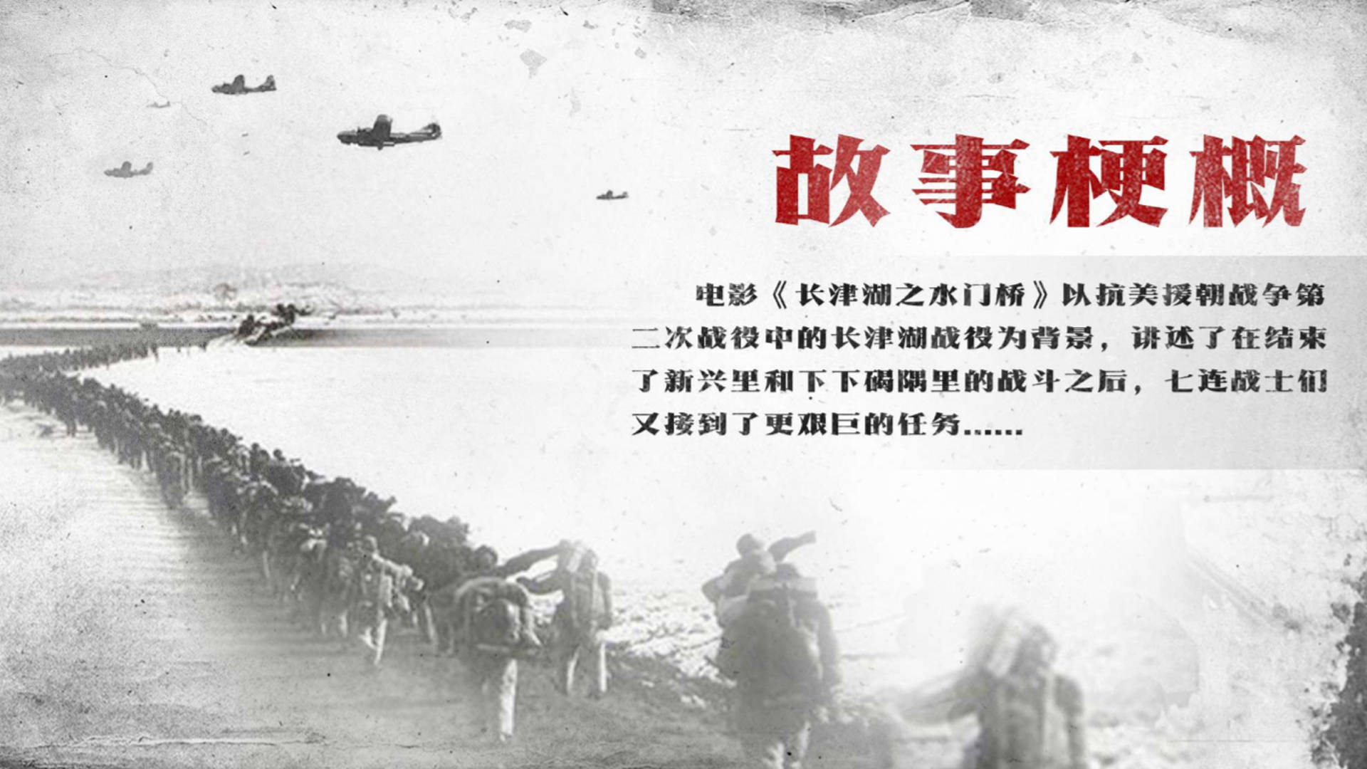 长津湖战役ppt背景图片图片