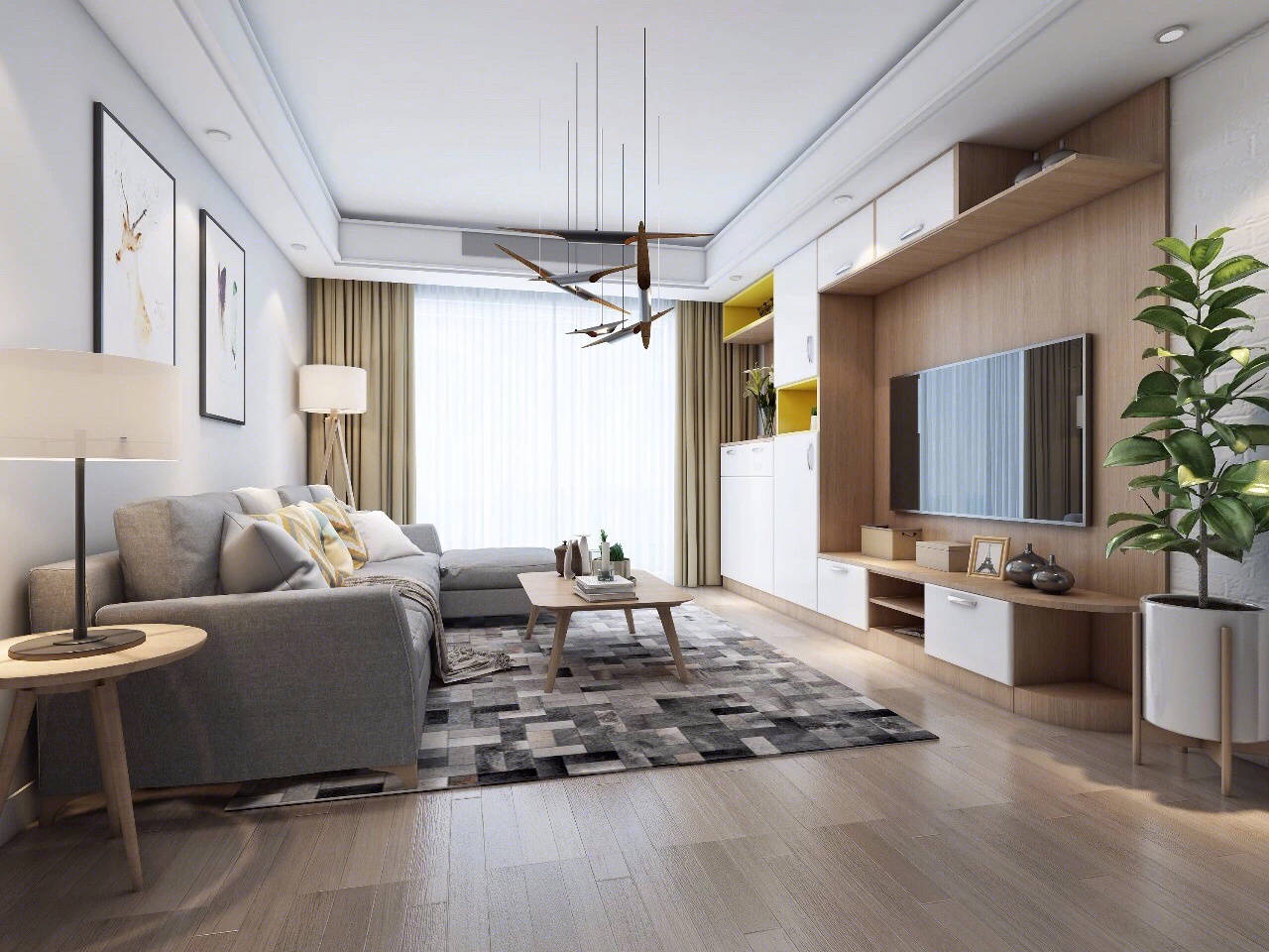 2021潮流客厅现代简约风格图片大全