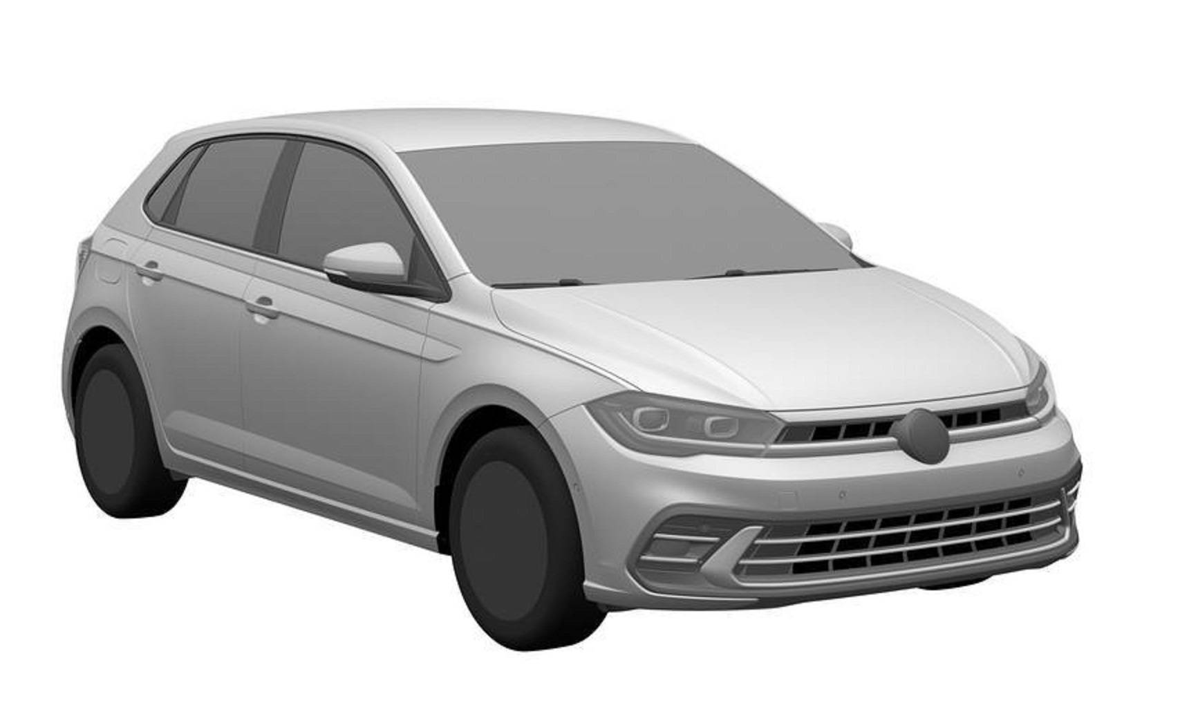 中期改款大众polo国内专利图曝光,采用和海外版相同的设计_搜狐汽车