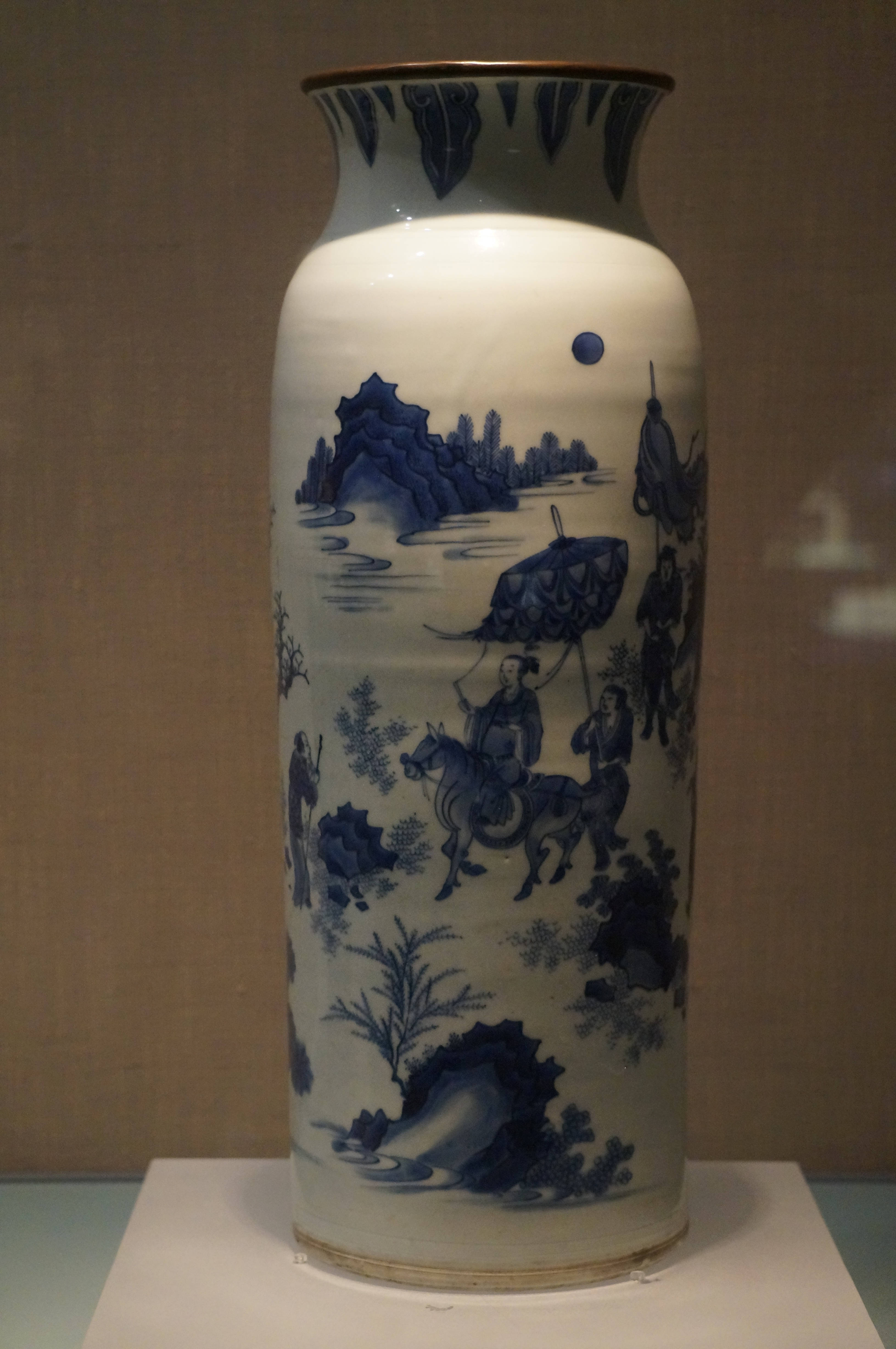 明末清初青花瓷_时期_清代_崇祯和