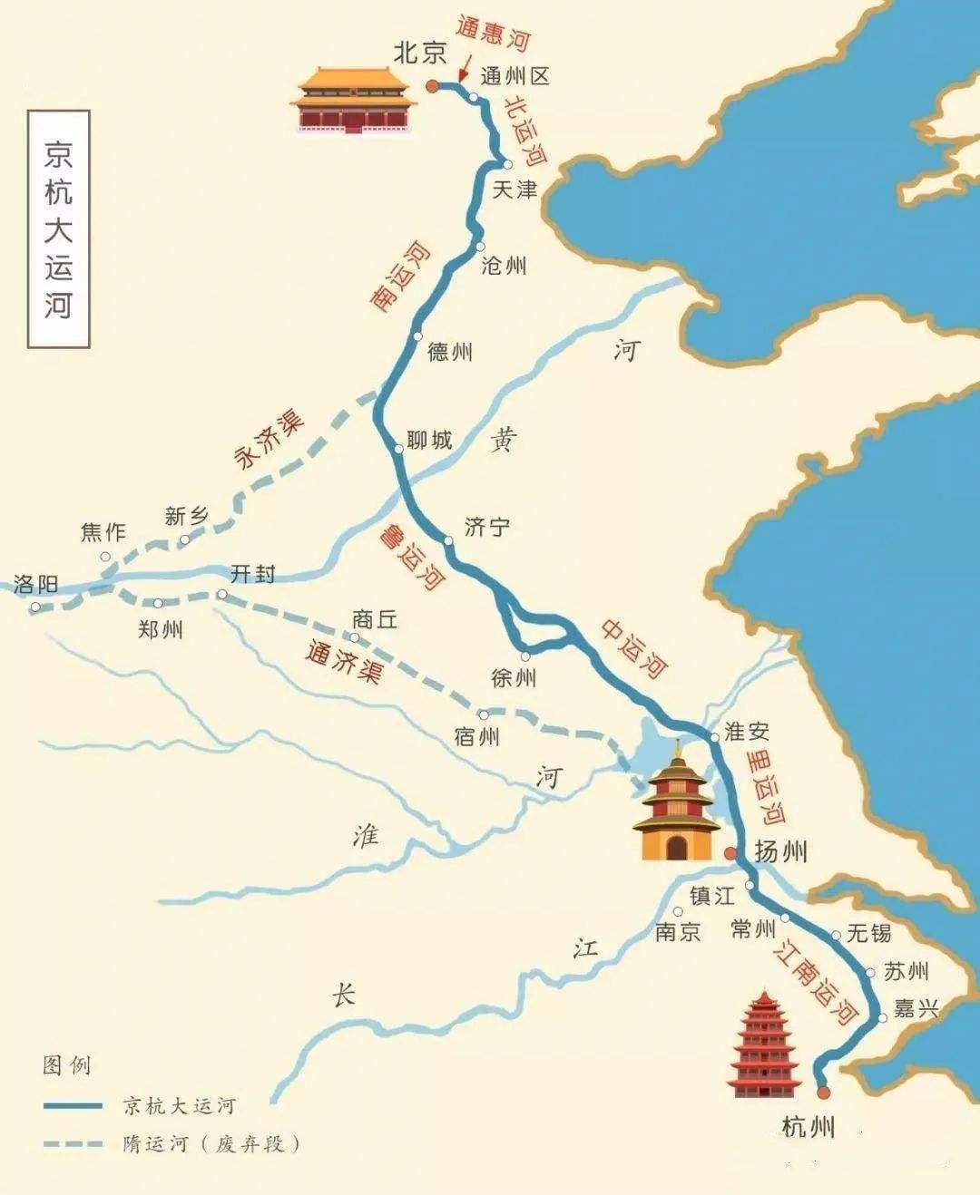 京杭大运河南京段图片