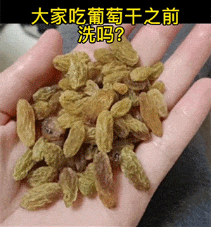 吃葡萄干你洗过吗?